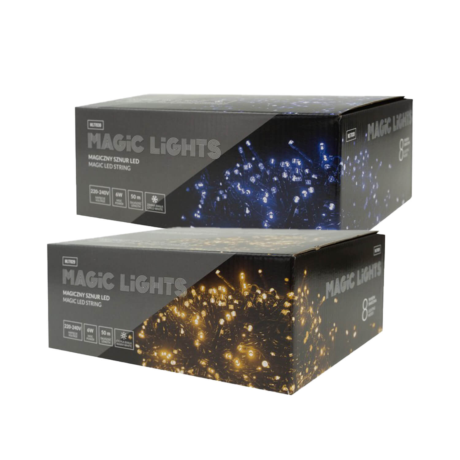 LED Božične magic lampice - lanac 1000 LED 50 m ML77029 ML77030 ECO LIGHT