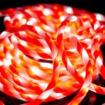 LED Božićne magic lampice candy cane crijevo 72 LED - hladno bijela 10 m ML77013 ECO LIGHT