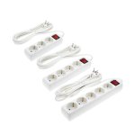 Produžni kabel 3/4/5 utičnica 3 m 16 A s prekidačem 7608 7610 7612 OPTONICA