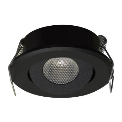 MATI LED C ugradbeni downlight okrugli 1,5W. Ø43mm Crna