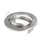 Okvir za žarulju GU10 i MR16 okrugli zakretn INOX OPTONICA 5098