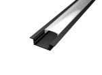 Aluminijski profil UGRADBENI 1 CRNI 8mm x 17.1mm - 2m - slika 1