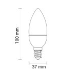 LED ŽARULJA E14 C37 5.5W - slika 2