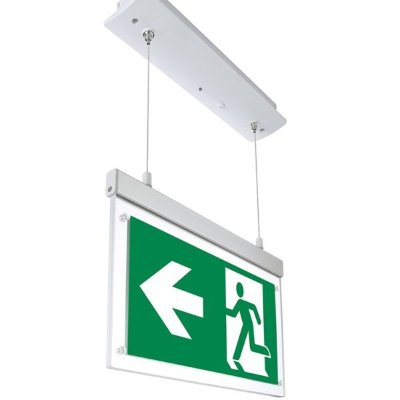 LED panik svjetiljka ugradbena viseća 3,6V 3h s piktogramima