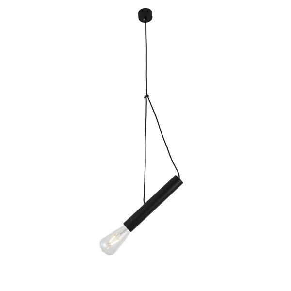 Stropna visilica E27 crna 4x40cm