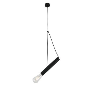 Stropna visilica E27 crna 4x40cm