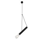 Stropna visilica E27 crna 4x40cm - slika 1