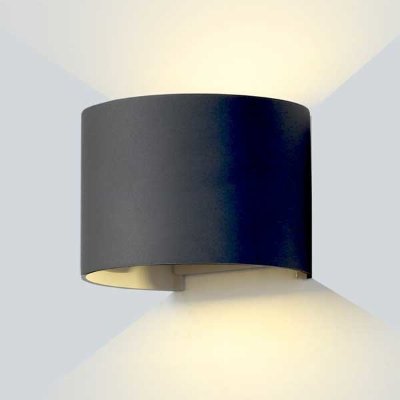 ZIDNA svjetiljka CRNA 6W IP54