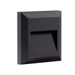 ZIDNA svjetiljka crna 2W IP65 - slika 1