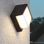 ZIDNA svjetiljka CRNA KVADRATNA 15W IP65 - slika 2