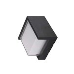 ZIDNA svjetiljka CRNA KVADRATNA 15W IP65 - slika 1