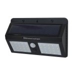 ZIDNA svjetiljka CRNA  1.5W solarna IP54 sa senzorom - slika 1