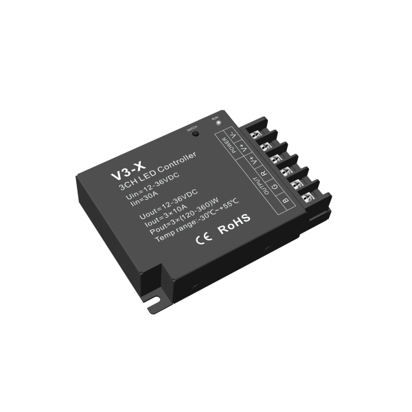 LED zonski kontroler V3-X 12-36VDC 10A*3CH