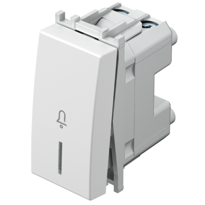 TIPKALO ZA ZVONO 16A 250V~ 1M PW IN 01 bijeli indikator