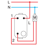 TIPKALO ZA ROLETE 1-0-2 16A 250V~ 1M PW NT 10 bijeli - slika 3
