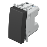 Prekidač 1POL 16AX 250V~ 1M SB - crni - slika 1