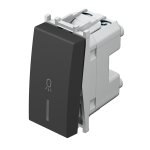 TIPKALO ZA SVJETLO 16A 250V~ 1M SB IN 02 crni indikator - slika 1
