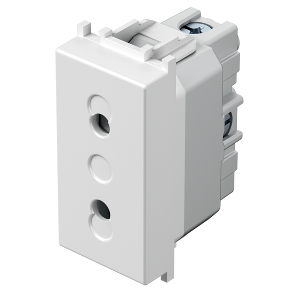 UTIČNICA EURO+KS 2P 10A 250V~ 1M PW bijela
