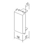 Slijepi element TM21 1M TEM MODUL crna - slika 2
