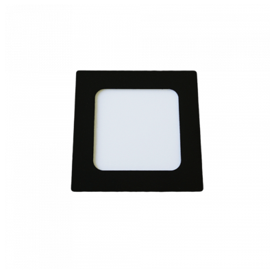 LED PANEL CRNI UGRADBENI 6W KVADRATNI 4000K