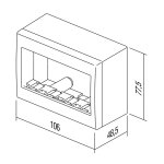 TEM Kutija CUBO sa stražnjim poklopcem IP20 4 mjesta AC41 - slika 2