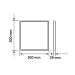 LED PANEL NADGRADNI 24W KVADRATNI - slika 4