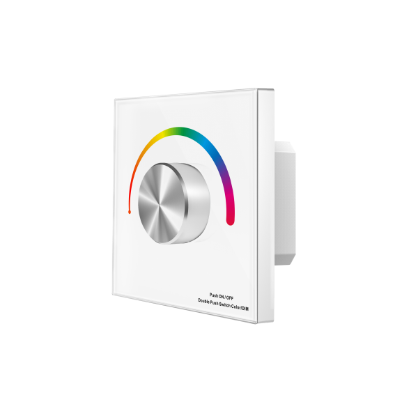 Rotacijski kontroler za RGB traku zidni bijeli