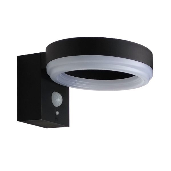 ZIDNA SOLARNA svjetiljka crna 6W IP44