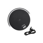 SATURN LED crni - Svjetiljka i punjač - slika 3
