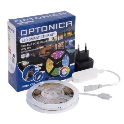 LED RGB+CCT SET SMART 12V WiFi 5050+2835 90 SMD/m IP20