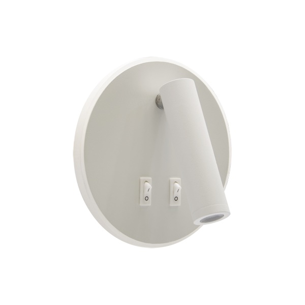 OTELLO LED C 6W+3W BIJELA S DVA PREKIDAČA