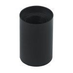 Okrugla stropna svjetiljka GU10 crna PLASTIC - slika 1