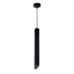 GU10 stropna visilica crno/crno 6x50cm - slika 1