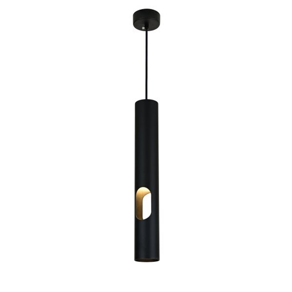 GU10 stropna visilica crna 6x40cm