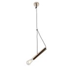 Stropna visilica E27 zlatna 4x40cm - slika 1