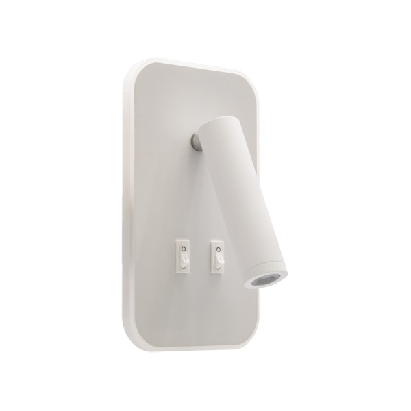 OTELLO LED D 6W+3W BIJELA S DVA PREKIDAČA