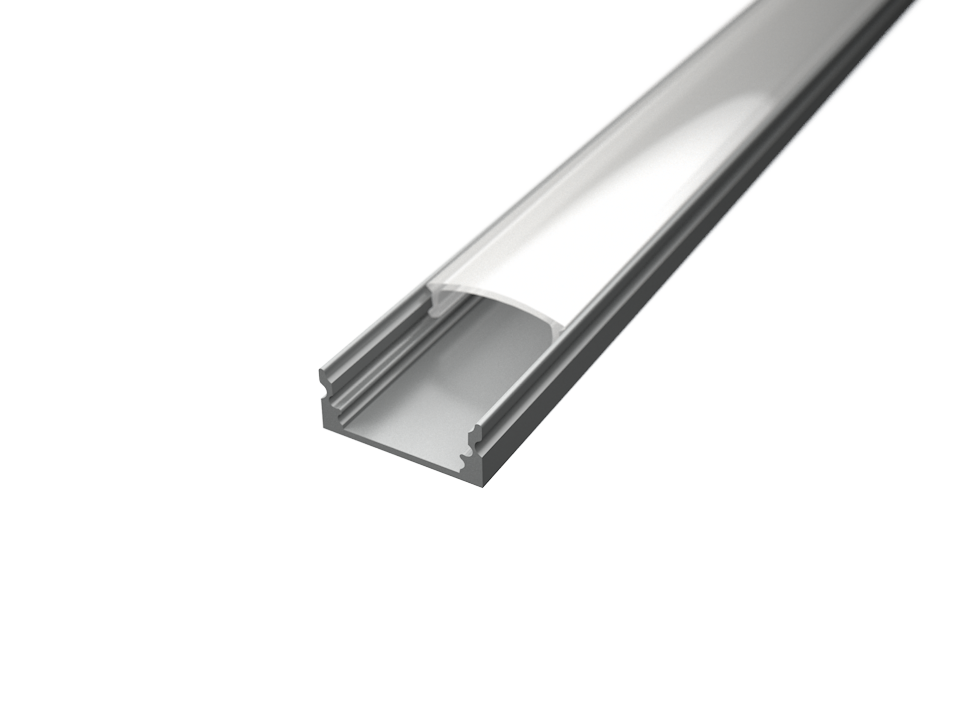 Aluminijski profil 1 NADGRADNI 8mm x 17.1mm - 2m