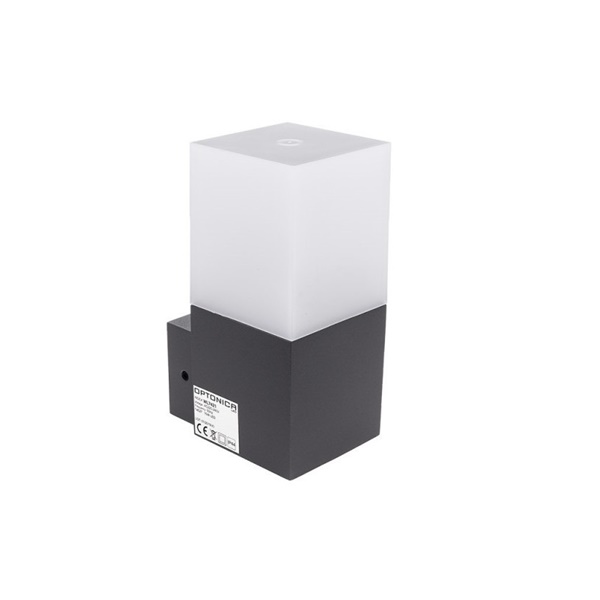 ZIDNA svjetiljka CRNA MAT ALUMINIJSKA 1*E27 IP54