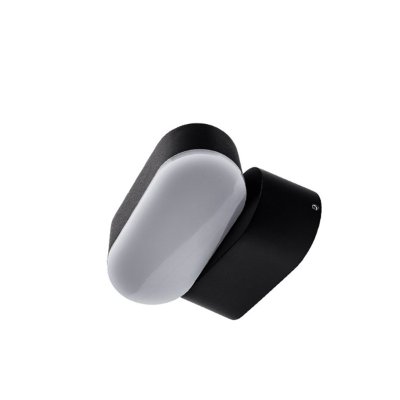LED ZIDNA svjetiljka crna EPISTAR chip 6W IP54