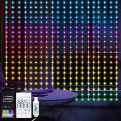 RGB ZAVJESA 5V 10W IP20 400LED 2*2m
